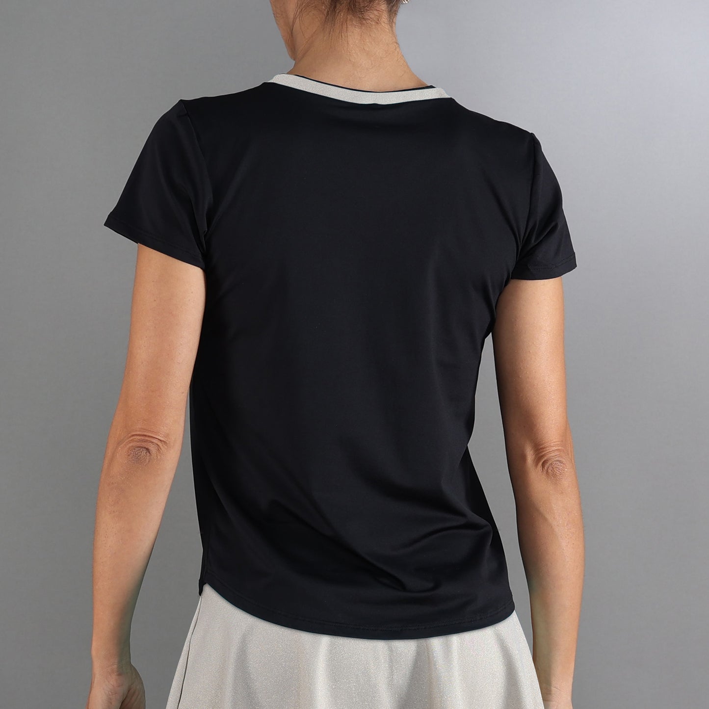 Camiseta Glory II Black Golden Pádel y Tenis