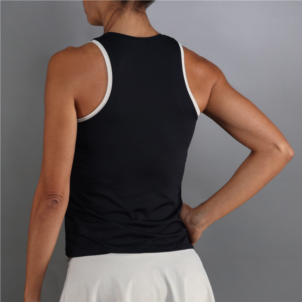 Camiseta Essential Black Golden de Pádel y Tenis