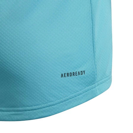 Camiseta de Tenis Jr Adidas G Club Lucid Cyan