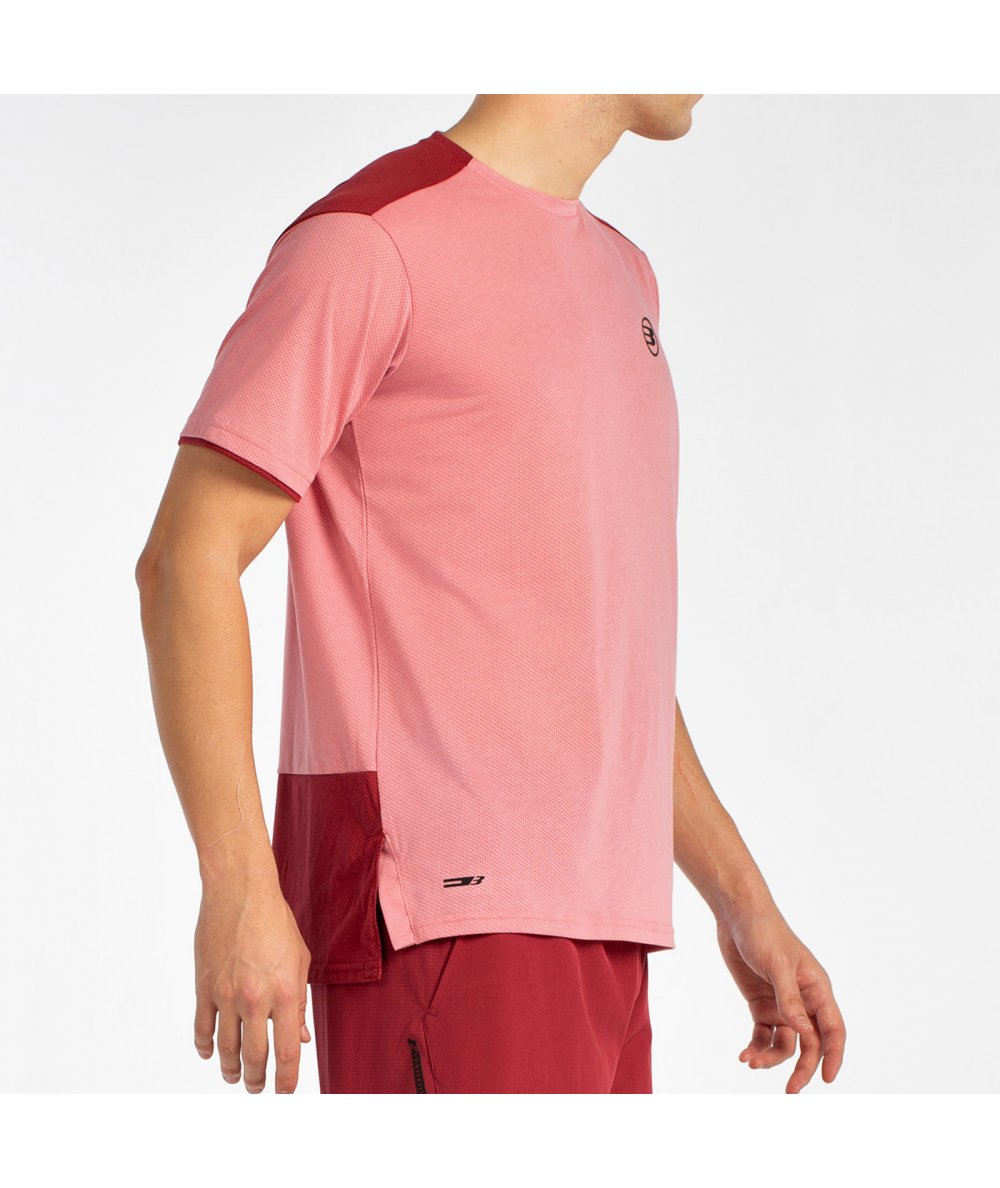 Camiseta de Pádel Bullpadel Marsic Hibisco Melange