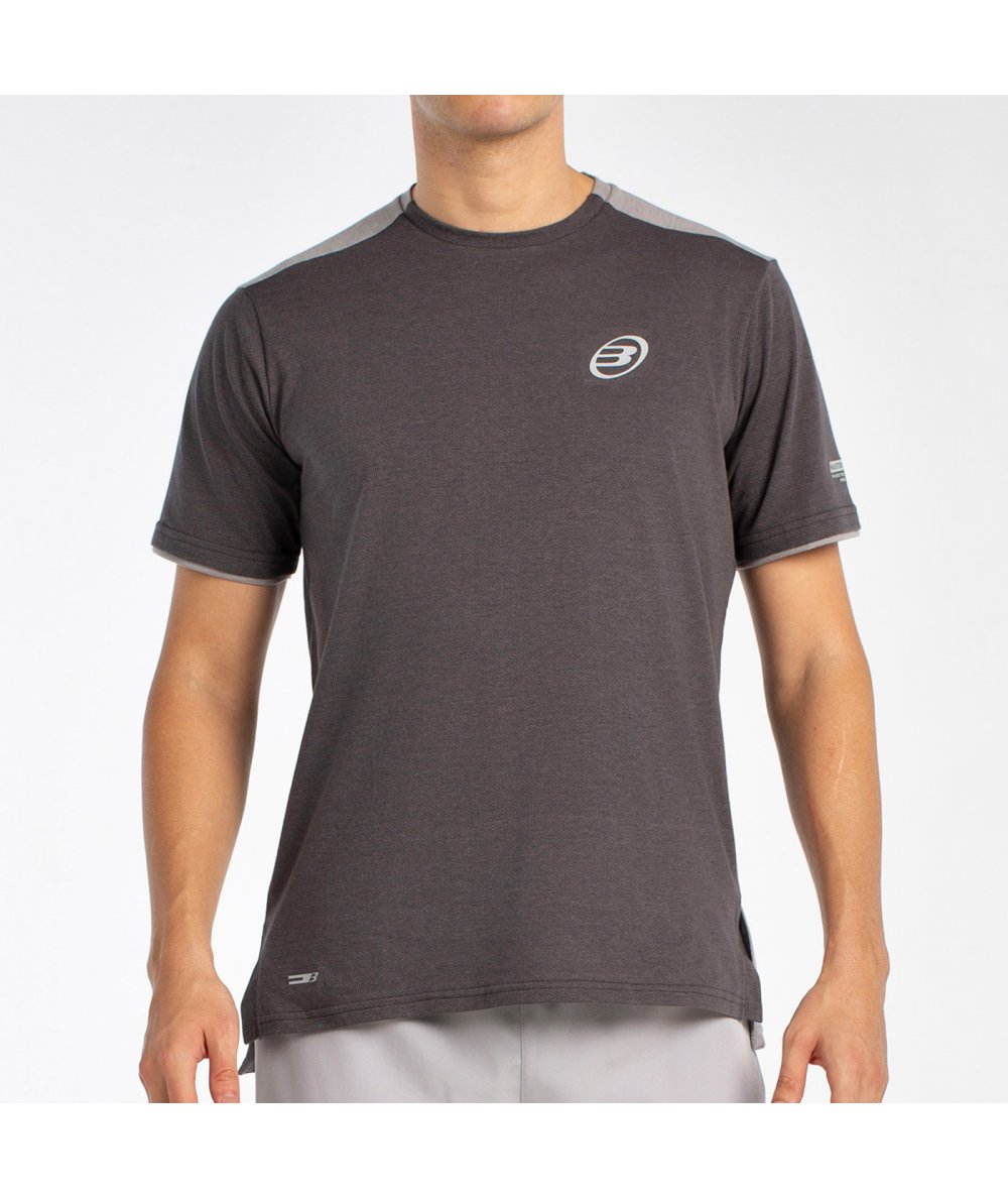 Camiseta de Pádel Bullpadel Marsic Negro Vigoré
