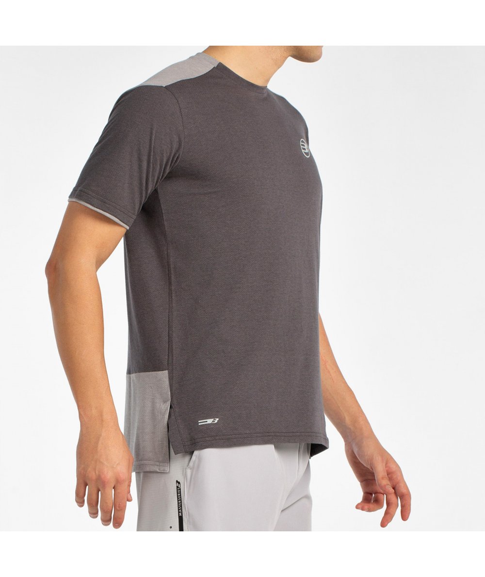 Camiseta de Pádel Bullpadel Marsic Negro Vigoré