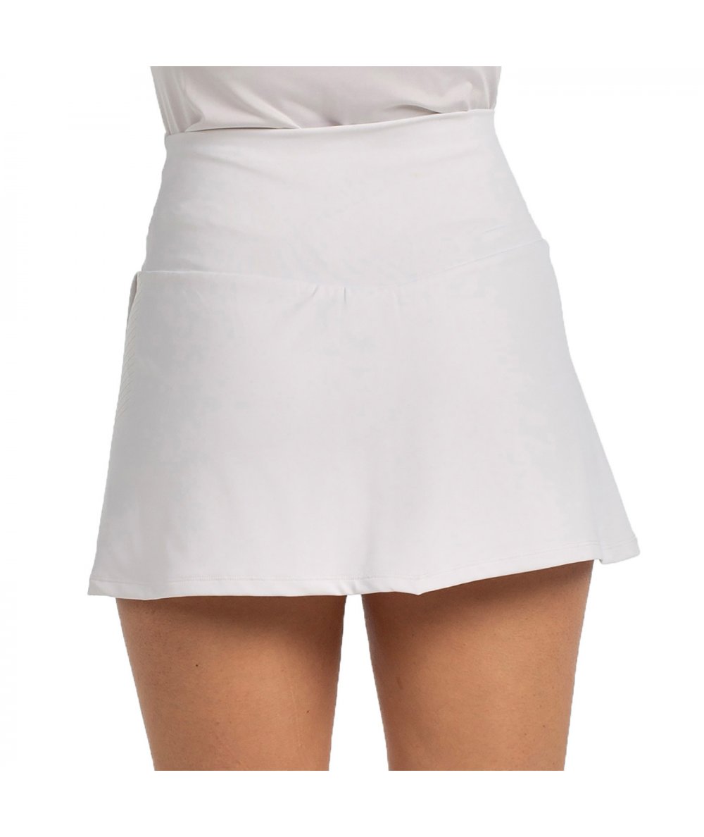 Falda de Pádel Bullpadel Esqui Blanco