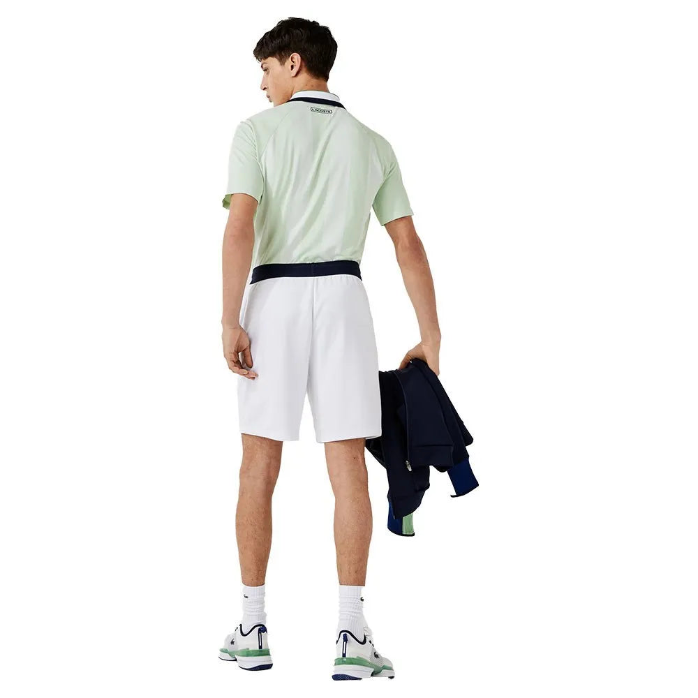Short de Tenis Lacoste Blanc/Marino Hombre