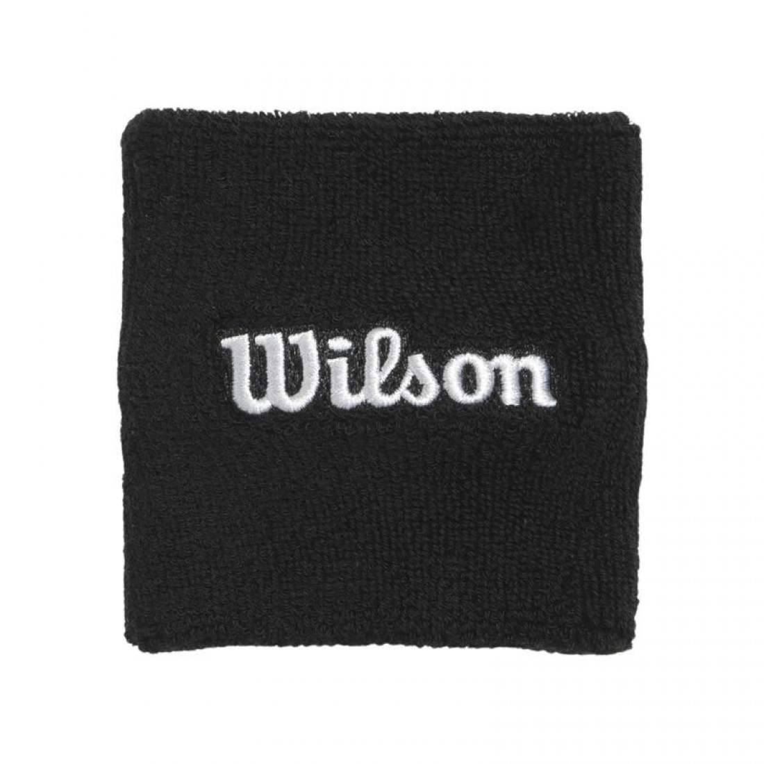 Muñequera Wilson Wristband Unisex Negro