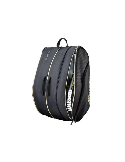 Paletero de Pádel Wilson Defy V1 Black/Gold 2026