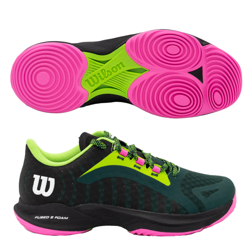 Zapatillas de Padel Mujer Wilson Hurakn Pro W Ponder/Bk/Su