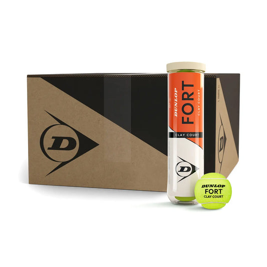 Cajón de Pelotas de Tenis Dunlop Fort Clay Court 18 Botes