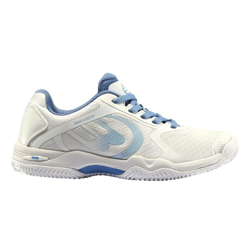 Zapatillas de pádel Bullpadel Beker W 24v blanco/azul