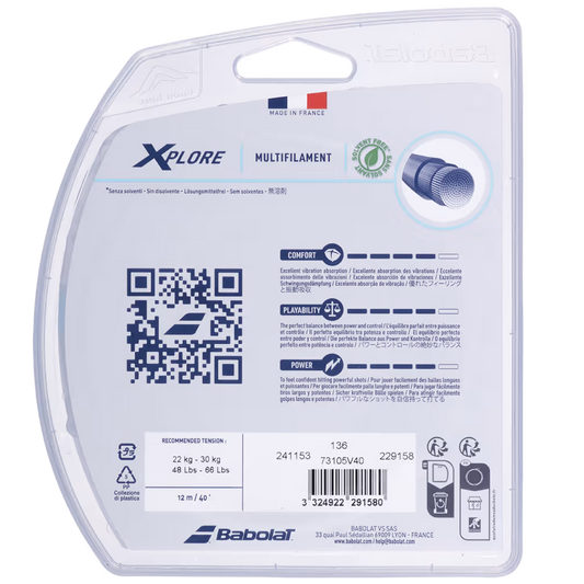 Cordaje de tenis Babolat Xplore 12M