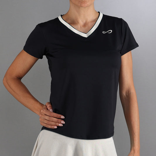 Camiseta Glory II Black Golden Pádel y Tenis
