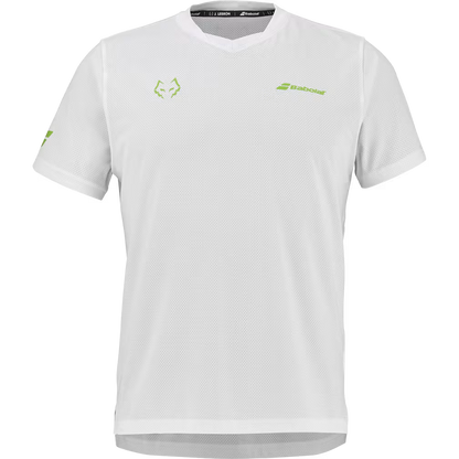 Camiseta de Pádel Babolat CN TEE LEBRON 2026 Blanca