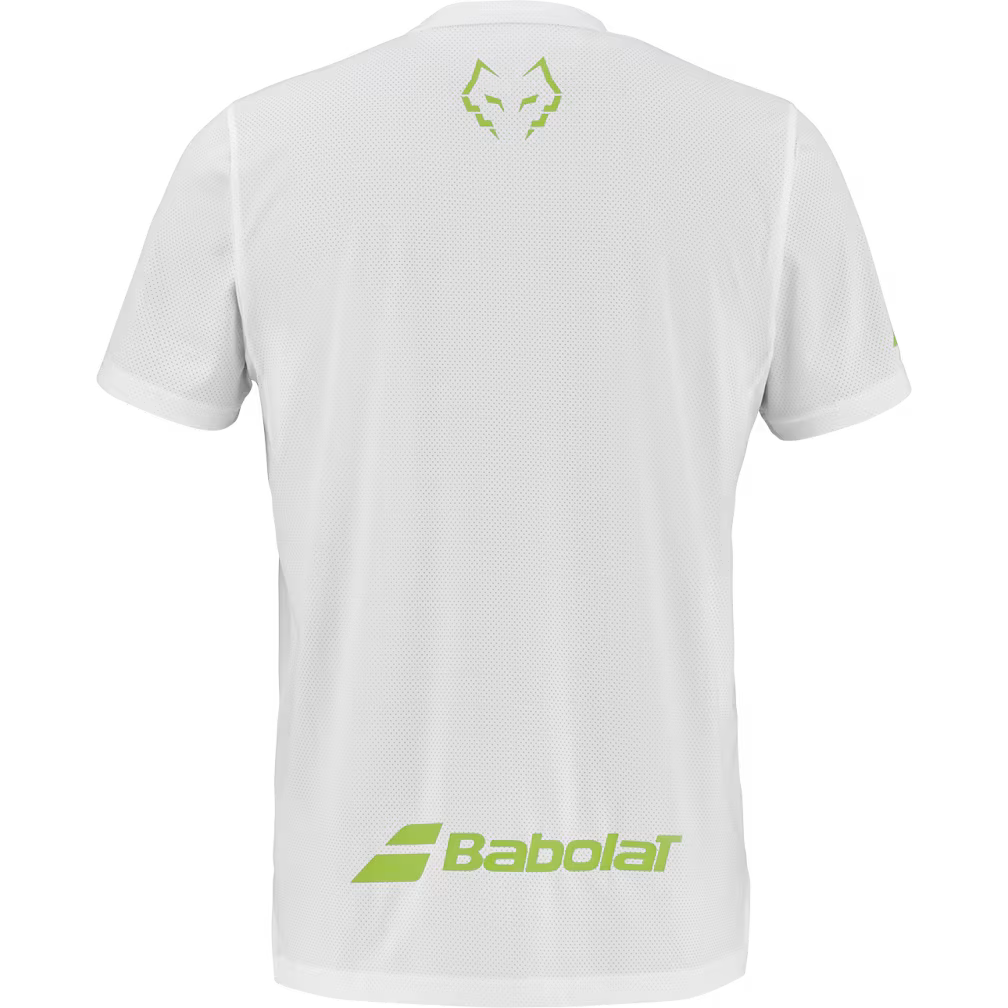 Camiseta de Pádel Babolat CN TEE LEBRON 2026 Blanca