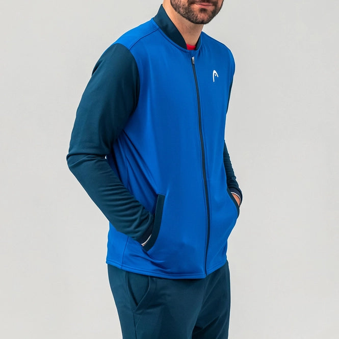 Chaqueta Hombre Tenis Head Breaker Royal Blue/Dark Blue