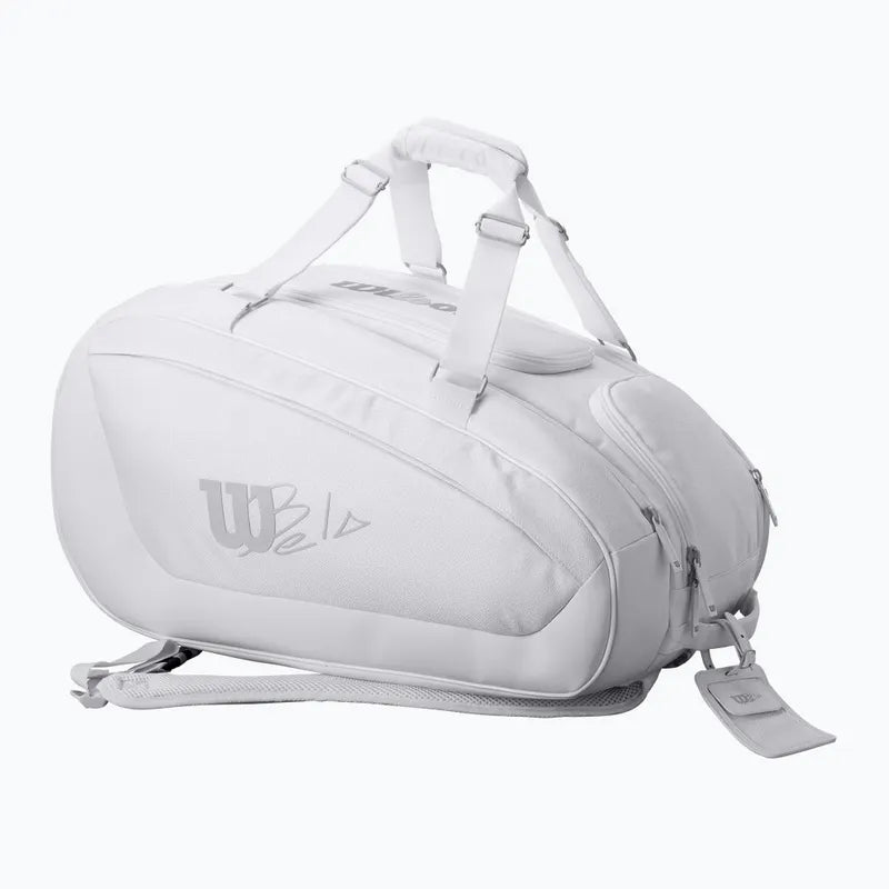 Bolsa Unisex Pádel Wilson BELA SUPER TOUR PADEL Blanca