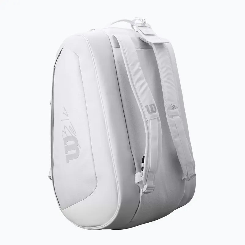 Bolsa Unisex Pádel Wilson BELA SUPER TOUR PADEL Blanca