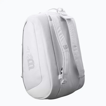 Bolsa Unisex Pádel Wilson BELA SUPER TOUR PADEL Blanca