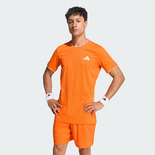 Camiseta de Tenis Hombre Adidas Climacool FreeLift Pro 2 Pure Orange