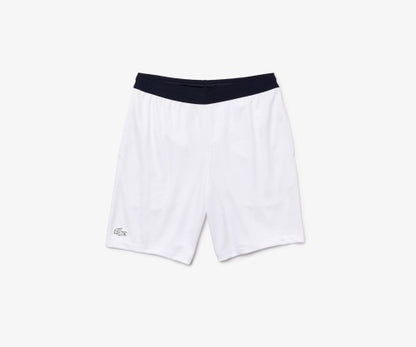 Short de Tenis Lacoste Blanc/Marino Hombre