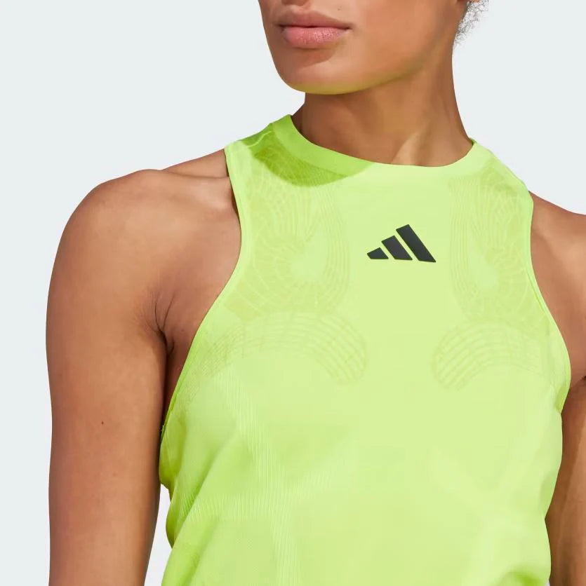 Camiseta de Tenis Adidas LDN Y-Tank Lucid Lemon