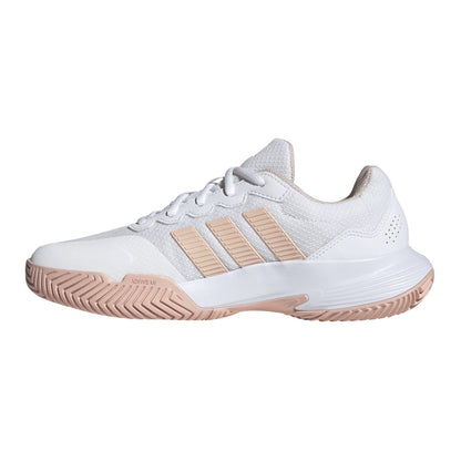 Zapatillas de Pádel Mujer adidas Gamecourt 2 W WH/BLUSH PINK/FTWR WH