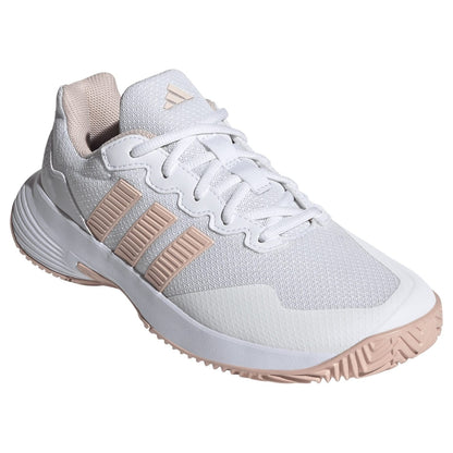Zapatillas de Pádel Mujer adidas Gamecourt 2 W WH/BLUSH PINK/FTWR WH