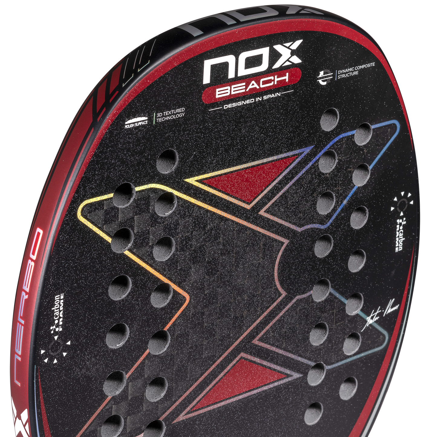 Pala de Beach Tennis NOX AR10 Nerbo By Antomi Ramos