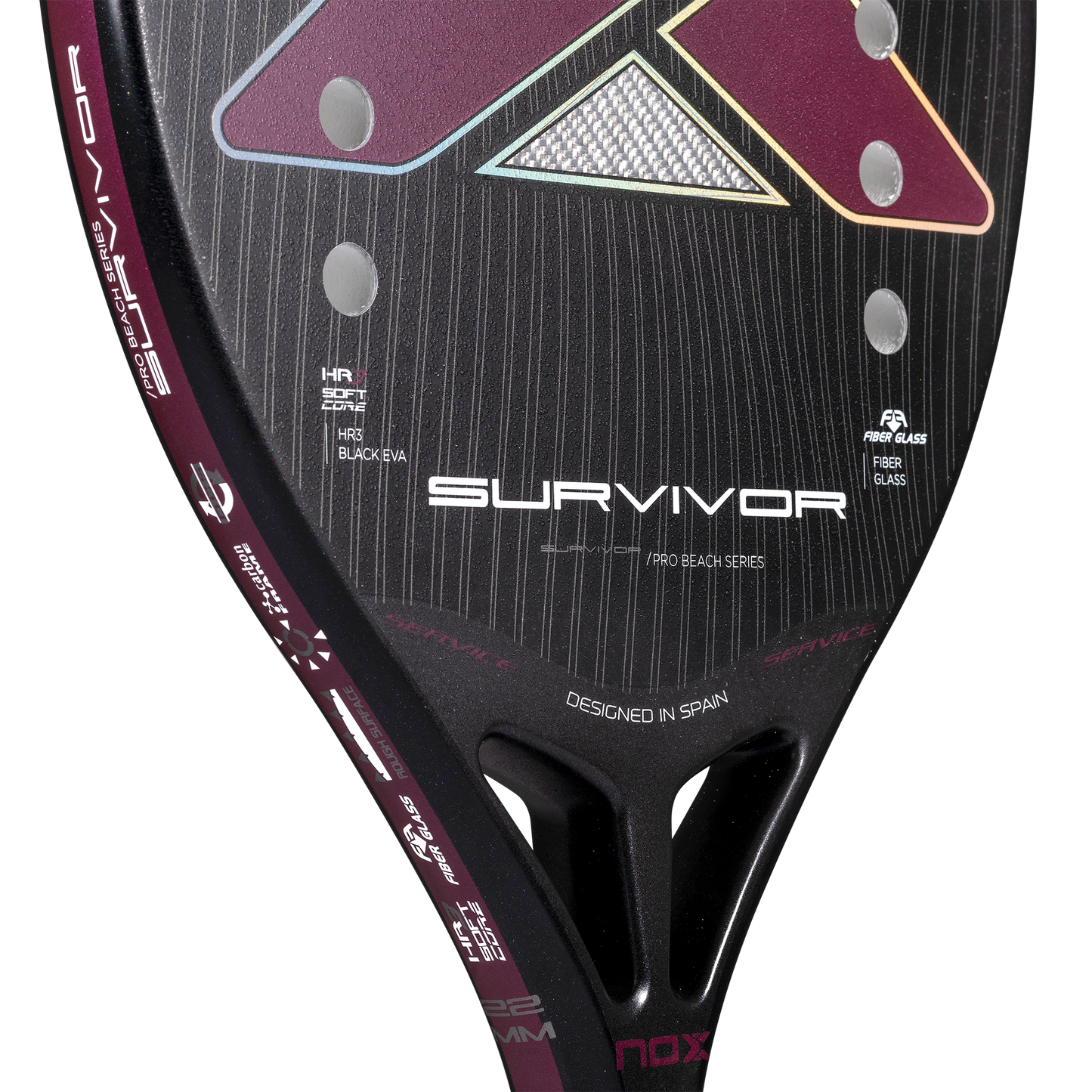 Pala de Beach Tennis NOX ML10 Survivor
