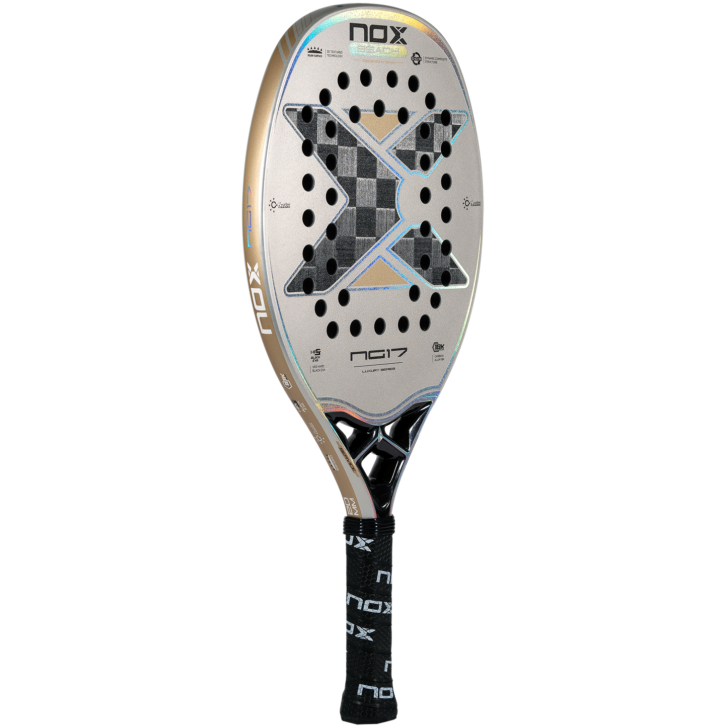 Pala de Beach Tennis NOX NG17 by Nicolas Gianotti