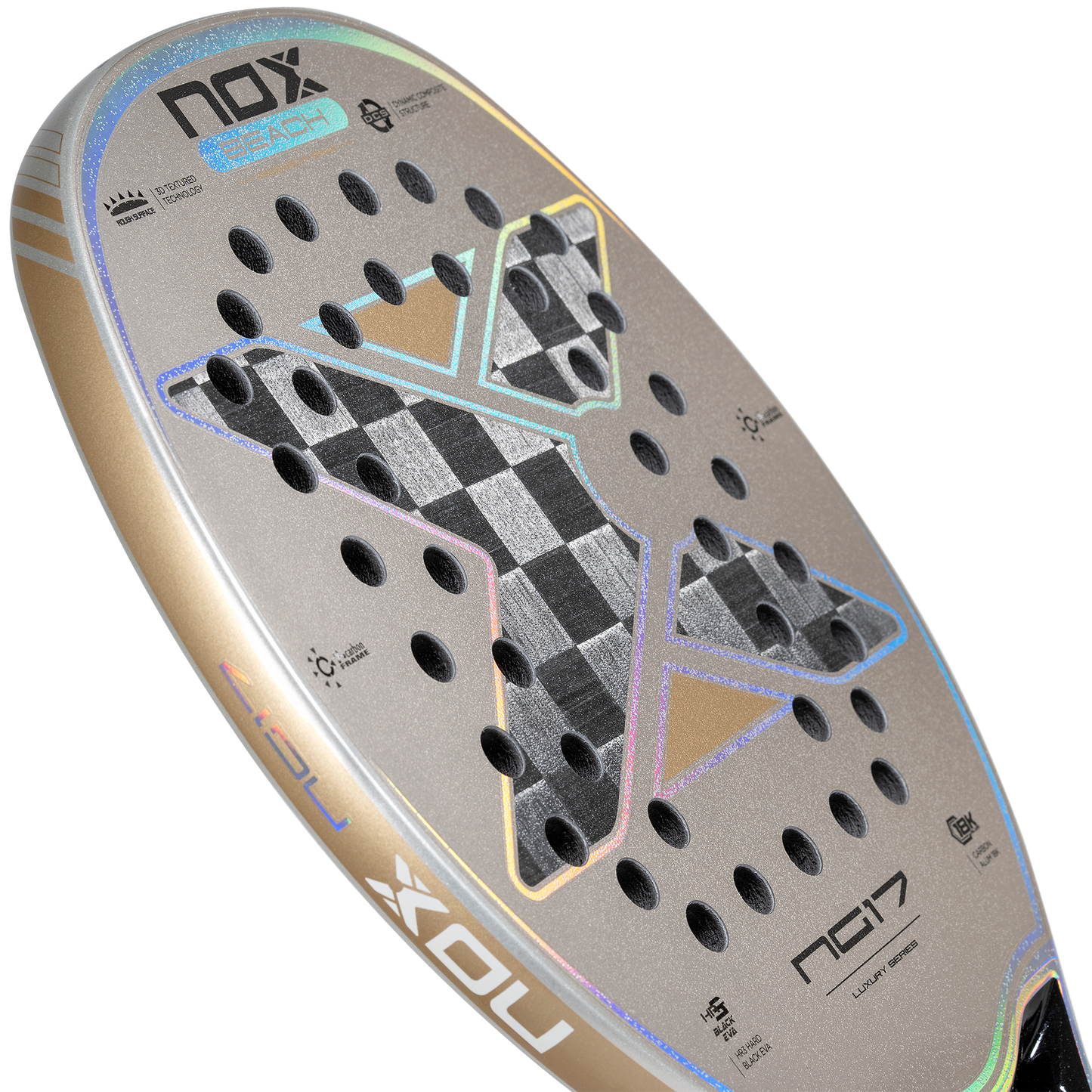 Pala de Beach Tennis NOX NG17 by Nicolas Gianotti