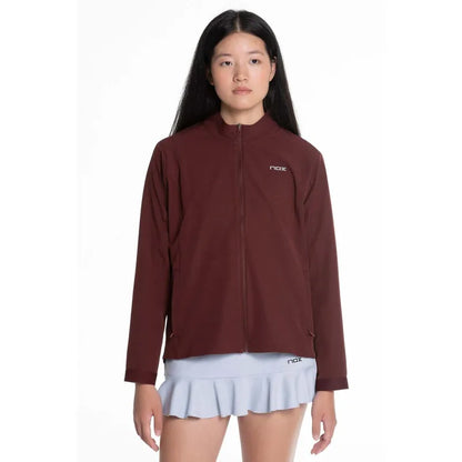 Chaqueta Técnica de Pádel Nox Mujer Pro Red Brown