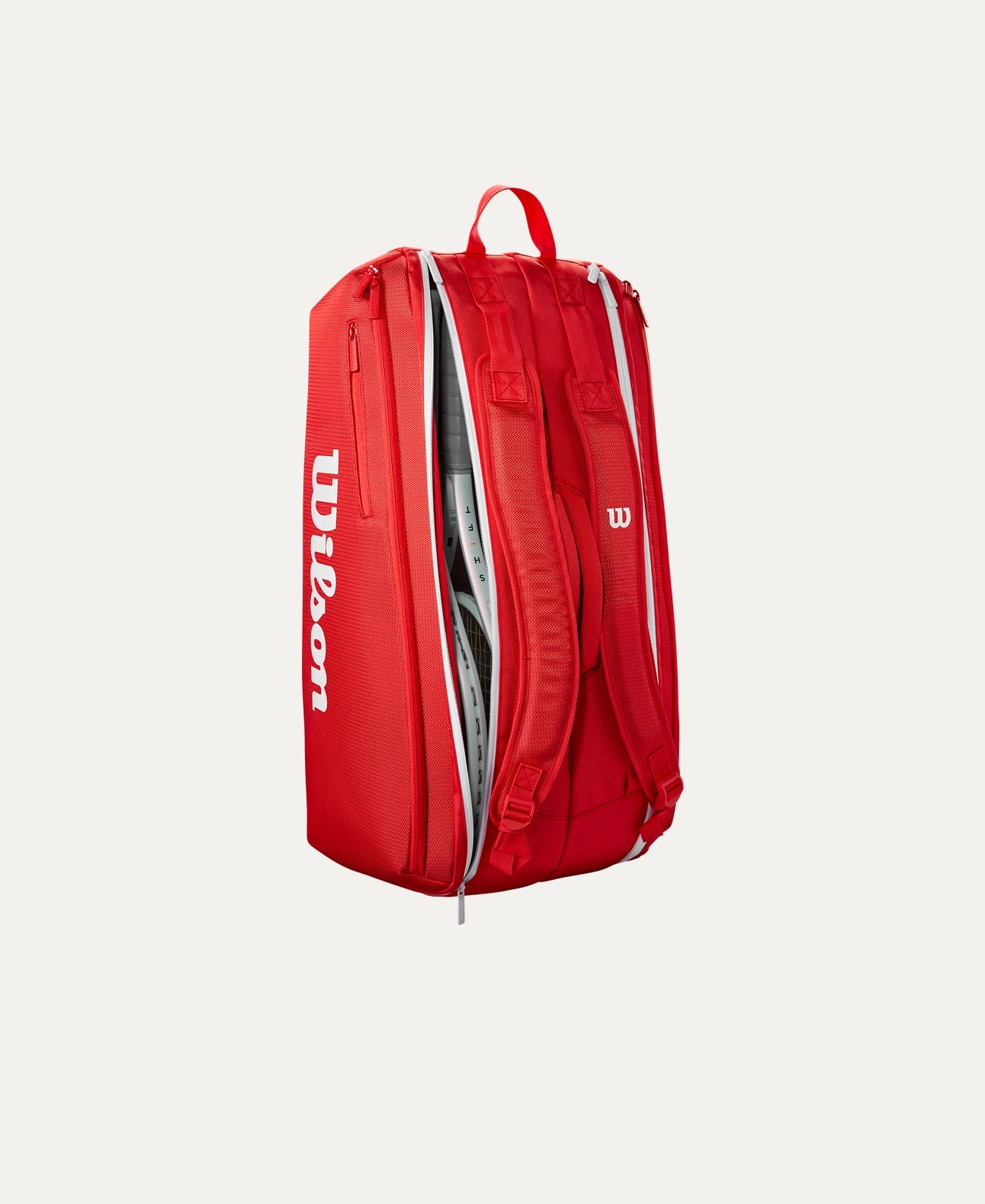 Bolsa de Tenis Wilson Super Tour 9 Pack Roja 2025