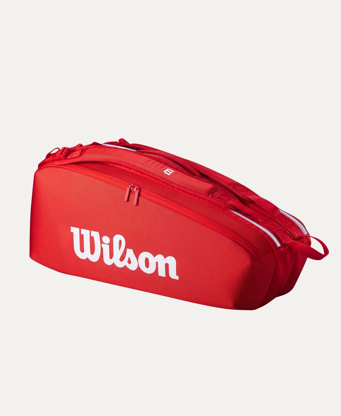 Bolsa de Tenis Wilson Super Tour 6 Pack Roja 2025