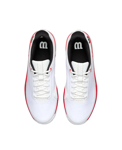Zapatillas de Tenis Hombre Wilson Rush Lite 5 Clay 2026 Wh/Bk/Inf
