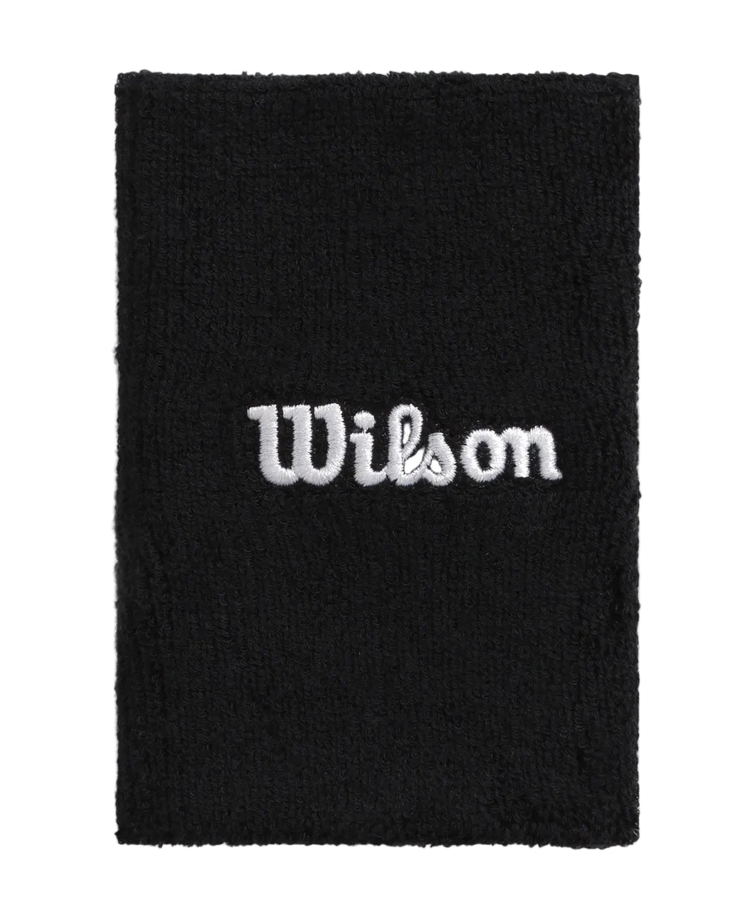 Muñequeras Wilson Wide Terry Wristbands Negro
