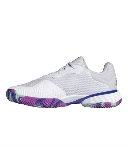 Zapatillas de Padel Niño Adidas Barricade K FTWR White