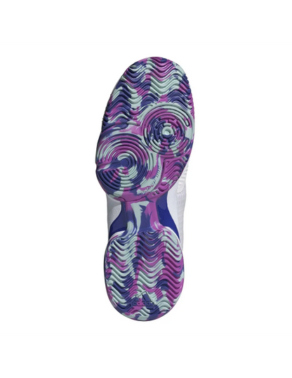 Zapatillas de Padel Niño Adidas Barricade K FTWR White