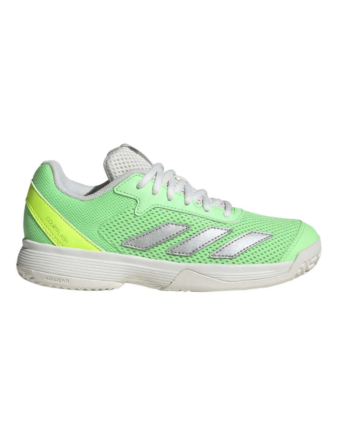 Zapatillas de Pádel Adidas Courtflash K Junior Verde Lima
