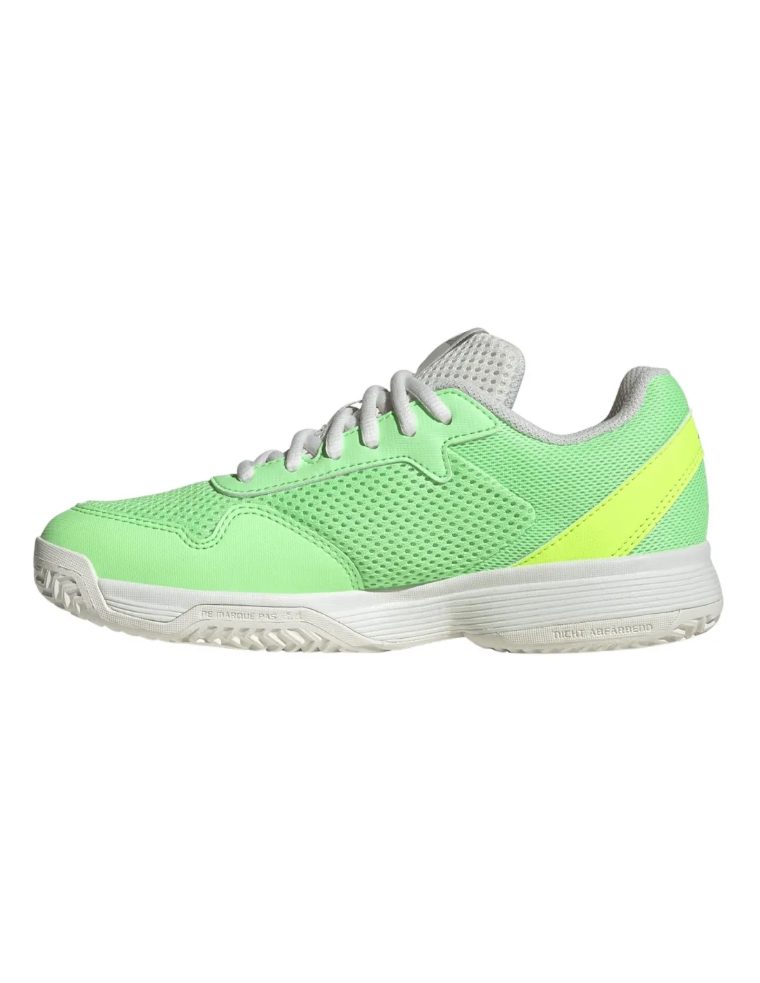 Zapatillas de Pádel Adidas Courtflash K Junior Verde Lima