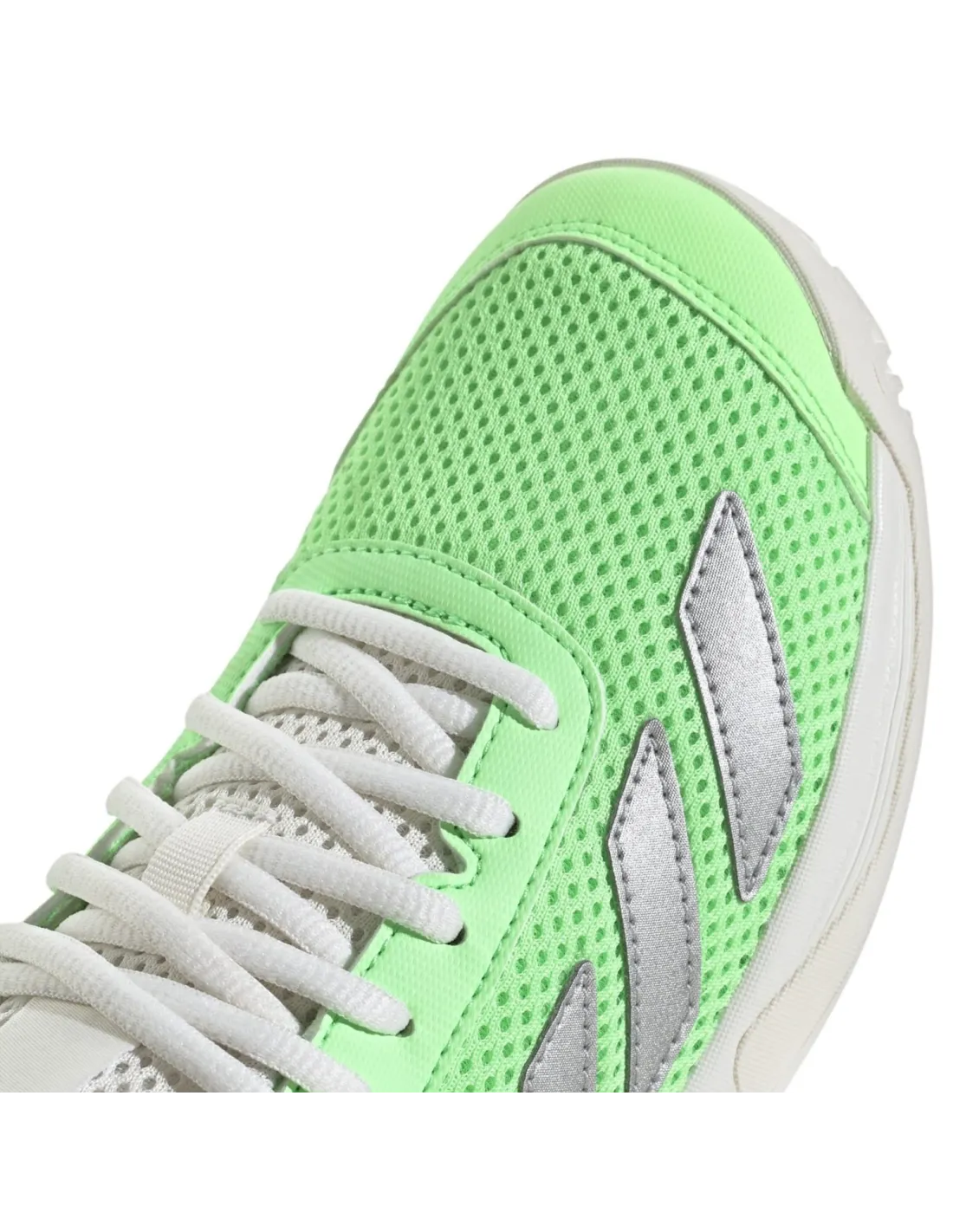 Zapatillas de Pádel Adidas Courtflash K Junior Verde Lima