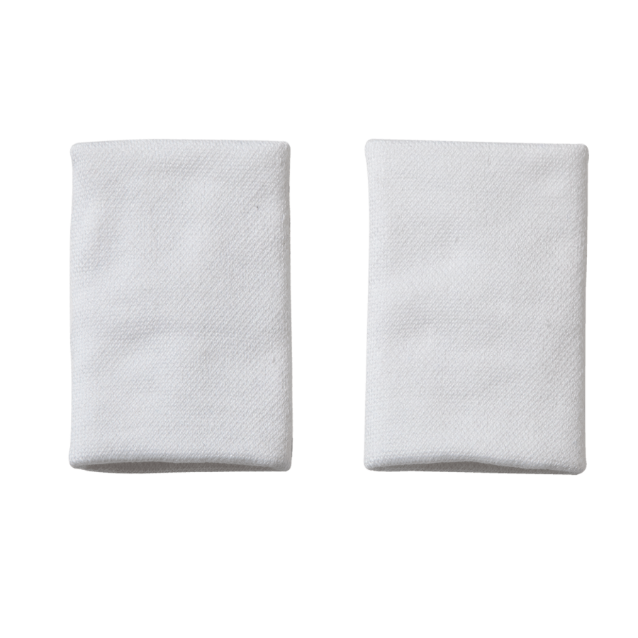 Muñequeras Unisex Adidas Blanca y Negra