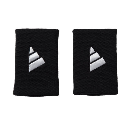 Muñequera Unisex Adidas Negra y Blanca