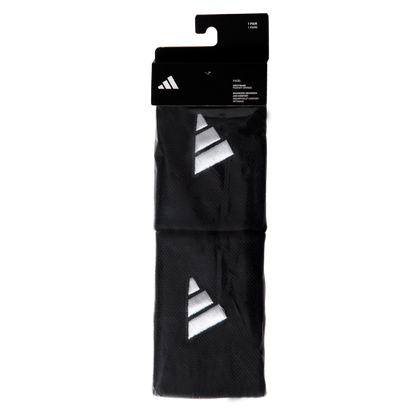 Muñequera Unisex Adidas Negra y Blanca
