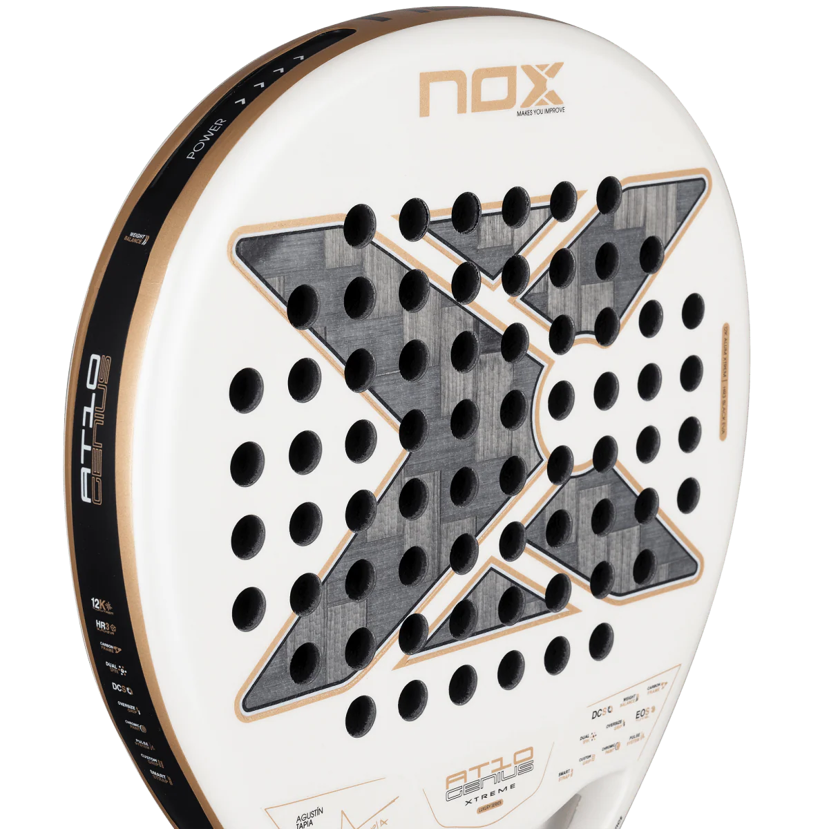 Pala de Pádel Nox AT10 Genius 12K Alum XTREM 2026