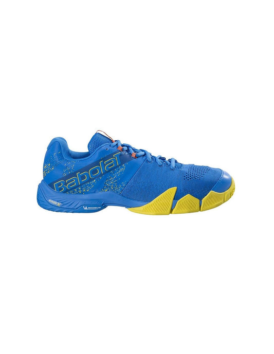 Zapatillas de Pádel Babolat Movea Hombre French Blue - Vibrant Yellow
