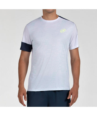 Camiseta de Pádel Bullpadel Leido Blanco Hombre