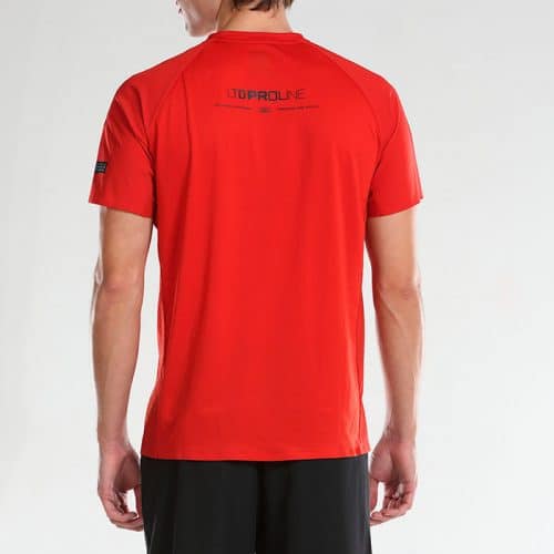 Camiseta de Pádel Bullpadel Odeon 413 Paprica