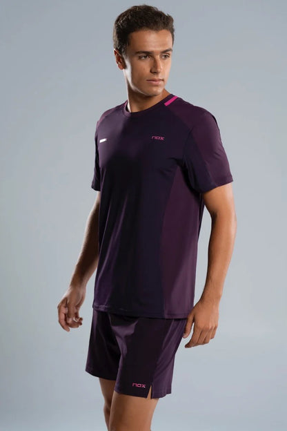 Camiseta de Pádel NOX PRO Blackberry Hombre