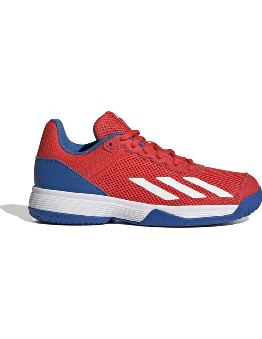 Zapatillas de Tenis para Niño ADIDAS Courtflash K Rojo/Azul