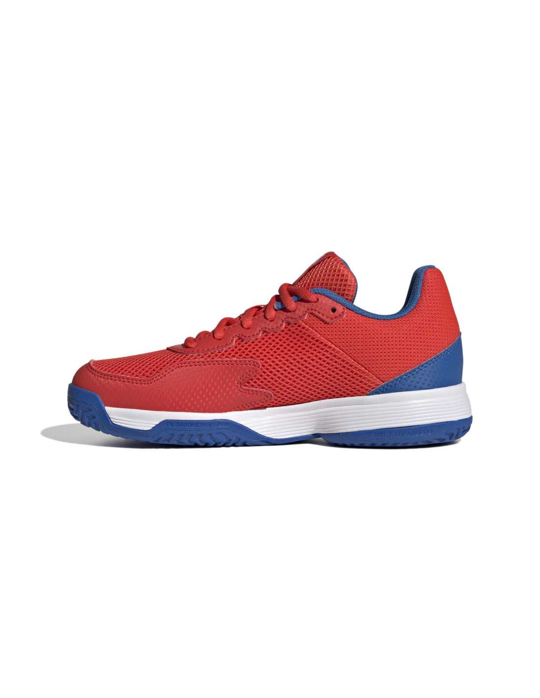Zapatillas de Tenis para Niño ADIDAS Courtflash K Rojo/Azul